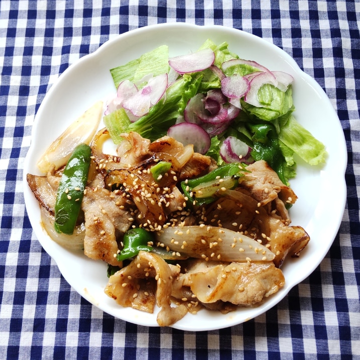 豚肉の塩だれ焼き♪